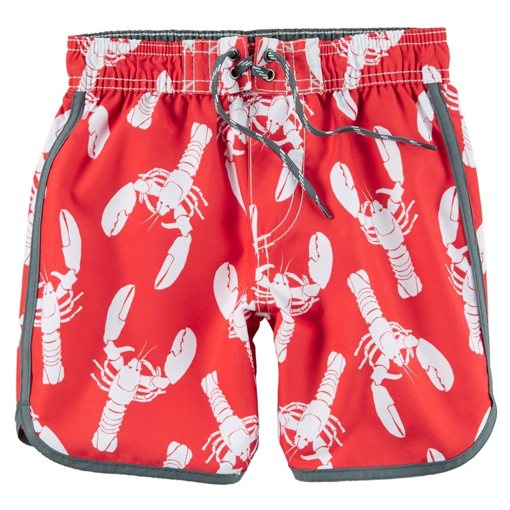 Carter's Boy's Swim Trunks - Red‎ Lobster